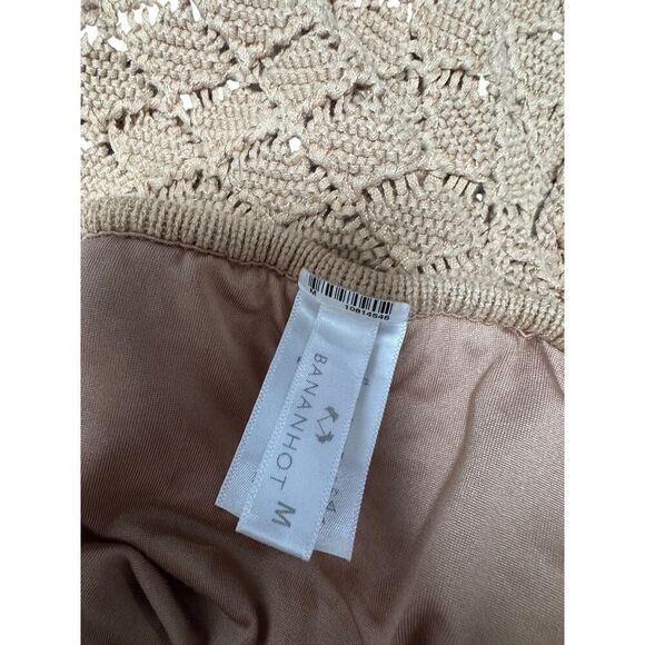 Bananhot Diamond Beige Dress - Size M - New - Picture 6 of 6